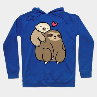 Two Toed Sloth and Three Toed Sloth Hoodie
